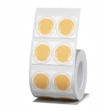 Original OEM Label Niimbot 20x20 mm (20ROUND_WHEAT) (White printed) (Round, 310 pcs, Wheat) for Niimbot B1
