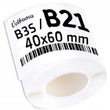 Original OEM Label Niimbot 40x60 mm (40*60) (White) (125 pcs) for Niimbot B21/S White