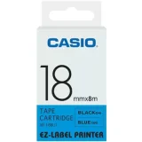 Original OEM Ink Ribbon Casio XR-18BU1 (XR18BU1) (Blue) (18 mm, 8 m)