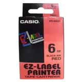 Original OEM Ink Ribbon Casio XR-6RD1 (XR6RD1) (Red) (6 mm, 8 m) for Casio KL-60SR