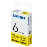 Original OEM Ink Ribbon Casio XR-6YW1 (XR6YW1) (Yellow) (6 mm, 8 m) for Casio KL-60SR