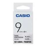 Original OEM Ink Ribbon Casio XR-9SR1 (XR9SR1) (Silver) (9 mm, 8 m) for Casio KL-60SR