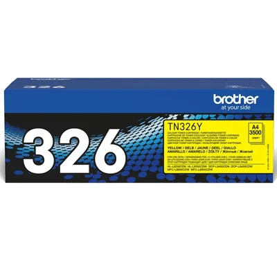 Original OEM Toner Brother TN-326Y (TN326Y) (Yellow)
