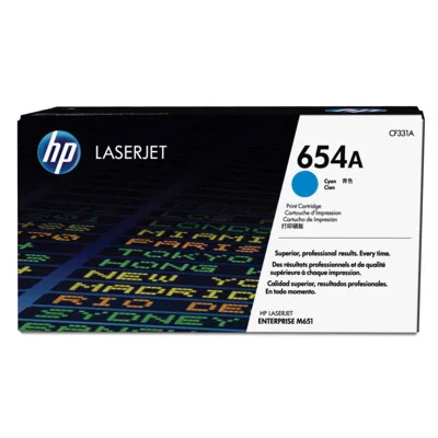 Original OEM Toner HP 654A (CF331A) (Cyan)