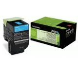 Original OEM Toner Lexmark 702C (70C20C0) (Cyan) for Lexmark CS410DN