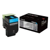 Original OEM Toner Lexmark 702HC (70C2HC0) (Cyan) for Lexmark CS410DN