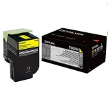Original OEM Toner Lexmark 702HY (70C2HY0) (Yellow) for Lexmark CS410DN