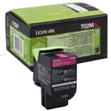 Original OEM Toner Lexmark 702M (70C20M0) (Magenta) for Lexmark CS410DN