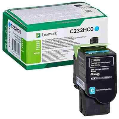 Original OEM Toner Lexmark C232 (C232HC0) (Cyan)