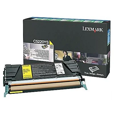 Original OEM Toner Lexmark C5220YS (C5220YS) (Yellow)