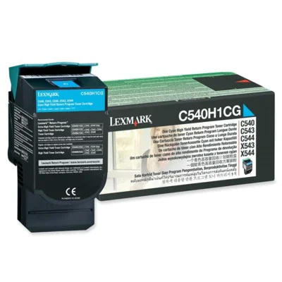 Original OEM Toner Lexmark C540H1CG (C540H1CG) (Cyan)