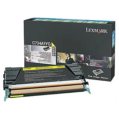 Original OEM Toner Lexmark X746A1YG (X746A1YG) (Yellow)