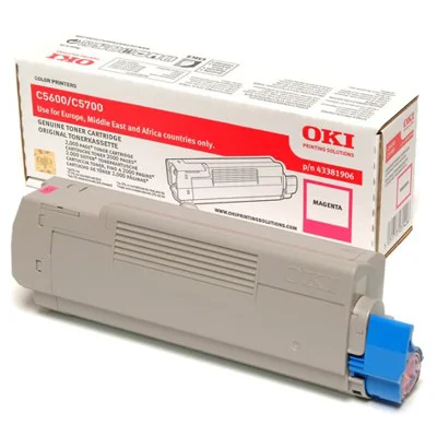 Original OEM Toner Oki C5600 5700 (43381906) (Magenta)