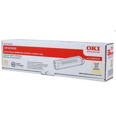 Original OEM Toner Oki C810 830 (44059105) (Yellow)