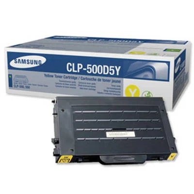 Original OEM Toner Samsung CLP-500D5Y (CLP-500D5Y) (Yellow)