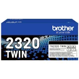 Original OEM Toners Brother TN-2320 (TN2320TWIN) (Black) (2-pack)