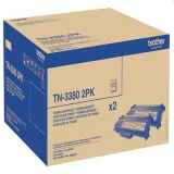 Original OEM Toners Brother TN-3380 (TN3380TWIN) (Black) (2-pack) for Brother DCP-8250DN
