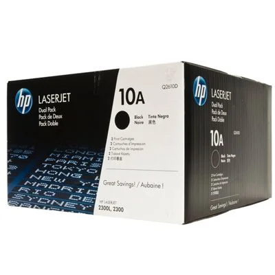 Original OEM Toners HP 10A (Q2610D) (Black) (2-pack)