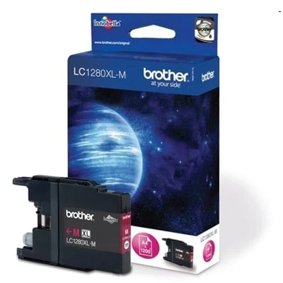 Original OEM Ink Cartridge Brother LC-1280 XL M (LC1280XLM) (Magenta)
