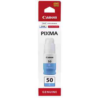 Original OEM Ink Cartridge Canon GI-50 C (3403C001) (Cyan)