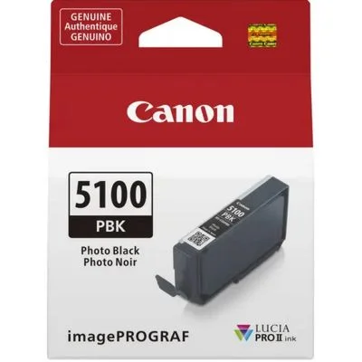 Original OEM Ink Cartridge Canon PFI-5100 PBK (6952C001) (Black Photo)