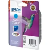 Original OEM Ink Cartridge Epson T0802 (C13T08024011) (Cyan) for Epson Stylus Photo RX585