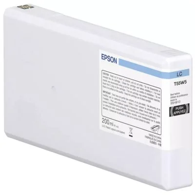 Original OEM Ink Cartridge Epson T55W5 LC (C13T55W500) (Light cyan)