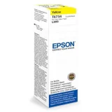 Original OEM Ink Cartridge Epson T6734 (C13T67344A) (Yellow) for Epson L1800