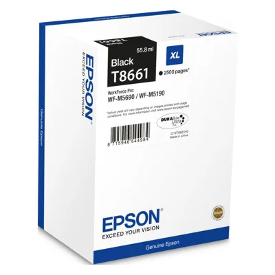 Original OEM Ink Cartridge Epson T8661 (C13T866140) (Black)