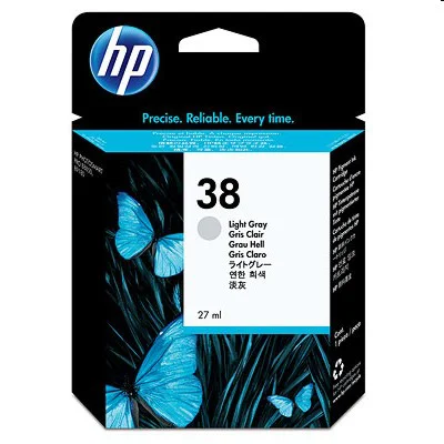 Original OEM Ink Cartridge HP 38 (C9414A) (Light gray)