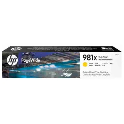 Original OEM Ink Cartridge HP 981X (L0R11A) (Yellow)