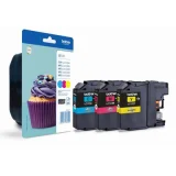 Original OEM Ink Cartridges Brother LC-123 CMY (LC123RBWBP) (3-pack) for Brother MFC-J6920DW