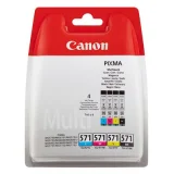 Original OEM Ink Cartridges Canon CLI-571 CMYK (0386C005) (4xpack) for Canon Pixma MG7750
