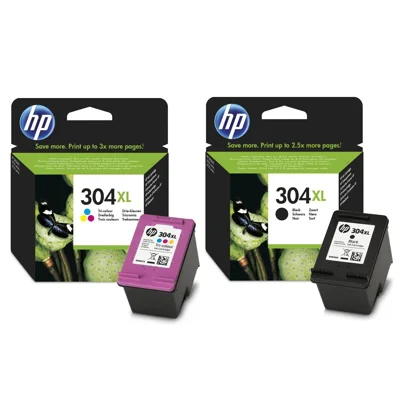 Original OEM Ink Cartridges HP 304 XL (N9K08AE, N9K07AE) (multi pack)