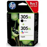 Original OEM Ink Cartridges HP 305 XL (6ZA94AE) (multi pack) for HP DeskJet 2810e