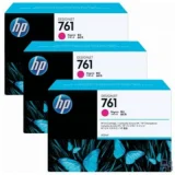 Original OEM Ink Cartridges HP 761 (CR271A) (Magenta) (3-pack) for HP DesignJet T7200