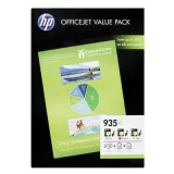 Original OEM Ink Cartridges HP 935 XL CMY (F6U78AE) (3-pack)