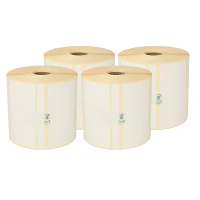 Compatible Labels 100x50 mm for Zebra (DT-EZ-8700 F) (White) (4xpack) (500 pcs)