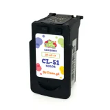 Compatible Ink Cartridge CL-51 for Canon (0618B001) (Color)