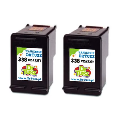 Compatible Ink Cartridges 338 for HP (CB331H) (Black) (2-pack)