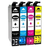 Compatible Ink Cartridges 405 XL CMYK (C13T05H64010) (multi pack) for Epson WorkForce Pro WF-7830DTWF