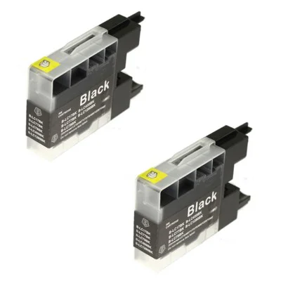 Compatible Ink Cartridges LC-1240 BK for Brother (LC1240BKBP2) (Black) (2-pack)