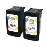 Compatible Ink Cartridges PG-50 + CL-51 for Canon (DT-AC-50+51/K) (multi pack)