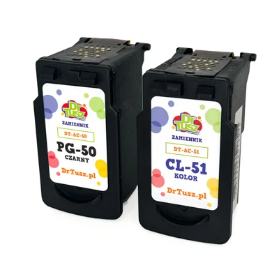Compatible Ink Cartridges PG-50 + CL-51 for Canon (DT-AC-50+51 K) (multi pack)