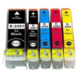 Compatible Ink Cartridges T3357 for Epson (C13T33574010) (multi pack)